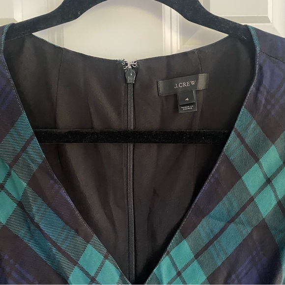 J. Crew Tartan Plaid Dress - Picture 5 of 8
